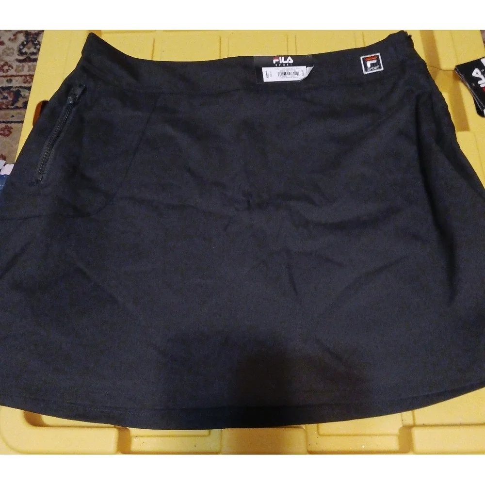 NEW Fila Sport Women's Black Activewear‎ Skort Golf Tennis, 10